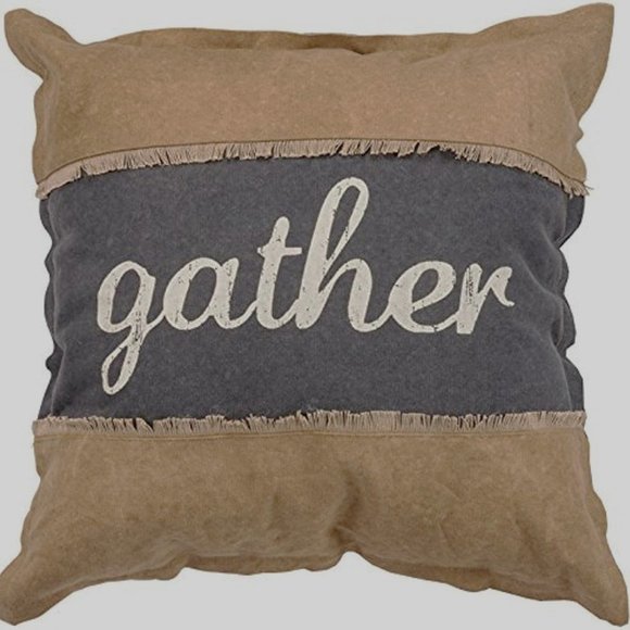 Primitives by Kathy - Decorative Throw Pillow - gather - Picture 2 of 3